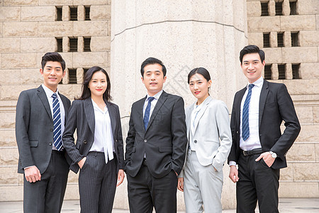 商務團隊加油 激發精英力量的視覺動力